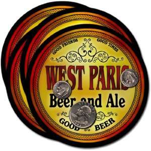  West Paris, ME Beer & Ale Coasters   4pk 