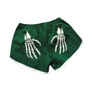  Rollerbones Roller Derby Booty Shorts   Small   Green 