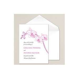  Exclusively Weddings Simply Orchid Save the Date Card 