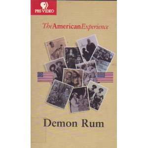  THE AMERICAN EXPERIENCE: DEMON RUM (vhs tape  1989 