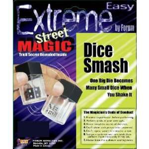   Forum Novelties Extreme Street Magic   Dice Smash Trick: Toys & Games