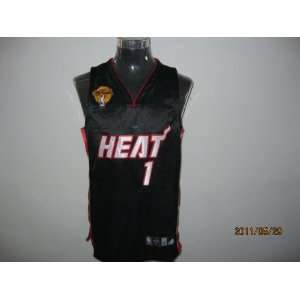 2011 Finals patch Miami Heat basketball jerseys #1 Chris 