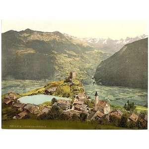  Photochrom Reprint of Landeck, Ladis, near Landeck, Tyrol 
