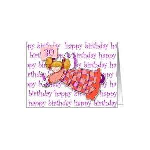  30 Years Old Cupcake Angel Birthday Card: Toys & Games