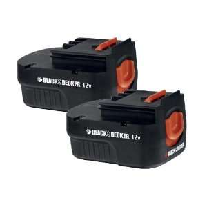   : Black & Decker 12 Volt Slide Pack Battery 2 Pack: Home Improvement