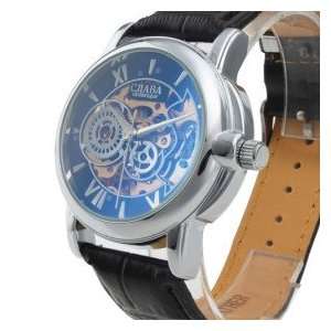  MENS FULL AUTOMATIC MECHANICAL MOVEMENT HOLLOW ENGRAVING 