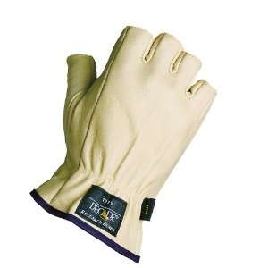  Decade 49302 Leather Anti Vibration Half Finger Right Hand 
