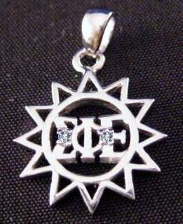 Sigma Phi Epsilon Silver Pendant, Charm, Lavalier (SPE 005)  