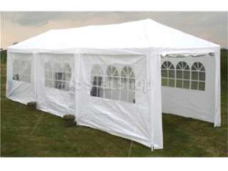 White Gazebo Party Tent Canopy with Side Walls UV  