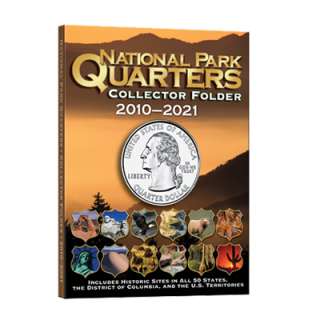 Whitman Coin Folder # 2883 National Parks 2010   2021  