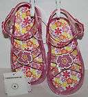 NWT AMELIE TODDLER GIRL PINK SANDALS WITH RHINESTONES SIZE 8M  