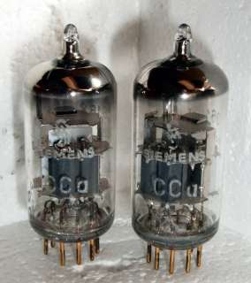 Real CCa Siemens pair   perfect matched & balanced  no E88CC low 