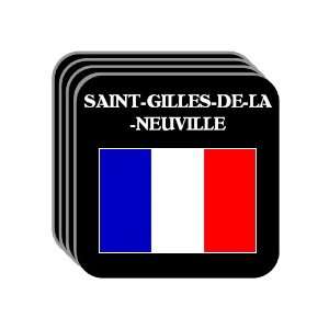 France   SAINT GILLES DE LA NEUVILLE Set of 4 Mini Mousepad Coasters