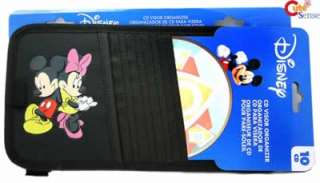 Disney Mickey & Minnie Mouse CD Visor Organizer Case Auto Accessories 