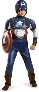 Captain America Movie   Captain America Muscle Toddler / Child Costume 
