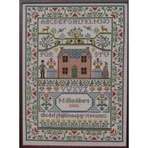   Country Cottage Sampler   Cross Stitch Pattern: Arts, Crafts & Sewing