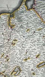 1633 Jansson (Lauremberg) Map MECKLENBURG Decorative  