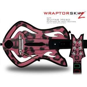  Warriors Of Rock Guitar Hero Skin   Leopard Skin Pink (GUITAR 