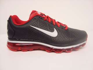   LEATHER MENS RUNNING SHOES BLACK RED 456325 016 SELECT SIZE  