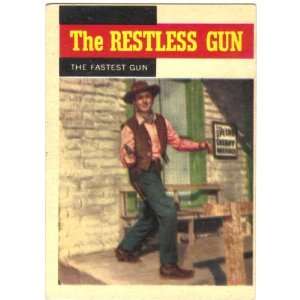  Topps TV Westerns Trading Card #55 The Restless Gun The Fastest Gun