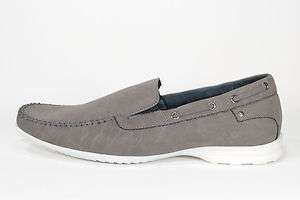   New Delli Aldo Casual Grey Slip on Shoes 0089 Men`s Size Vtg  