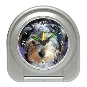  Yorkshire Terrier Puppy Dog 3 Travel Alarm Clock JJ0654 