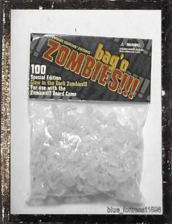 BAGO ZOMBIES 100 EXTRA ZOMBIE FIGURES ** GLOWING** GLOW IN THE 