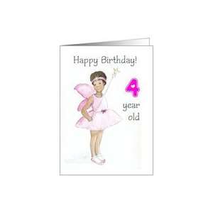    Birthday Fairy Card for a 4 year old girl Card: Toys & Games