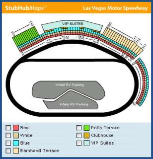 Las Vegas Motor Speedway Seat Map
