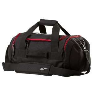   DUFFLE BAG, BLACK/RED, 22x12.5x9/40 LITRE CAPACITY: Automotive