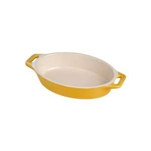  Staub Pie Plate Set   5   w/Handles   Yellow Kitchen 