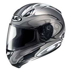  HJC AC 12 Yikes III Helmet   X Large/Grey/Silver 