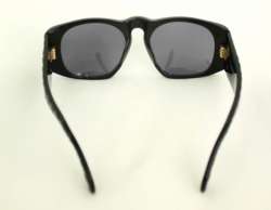 CHANEL Sunglasses Black Matelasse Shades Quilted CC Gold 01450 94305 