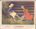 Walt Disney Cinderella Print with COA Excellent RARE  