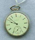 1919 model 346 elgin pocketwatch 17 jewel size 12 runs