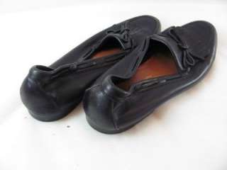 Vintage Mens Salvatore Ferragamo Black Leather Crafted Dress Shoes 