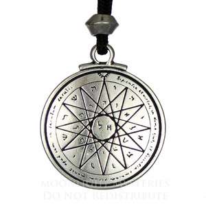 Talisman of Wisdom Solomon Seal Pendant kabbalah Jewelry Pentacle of 