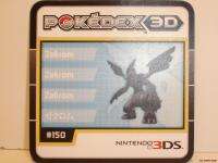 2011 SDCC NINTENDO 3DS POKEMON POKEDEX 3D PROMO CARD NEW ZEKROM  