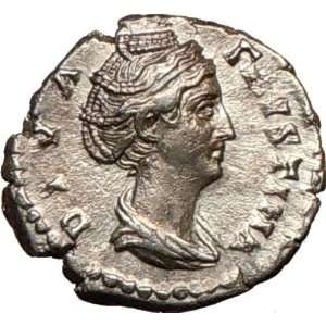 FAUSTINA I Antoninus Pius Wife 141AD Quality Ancient SILVER Roman Coin 