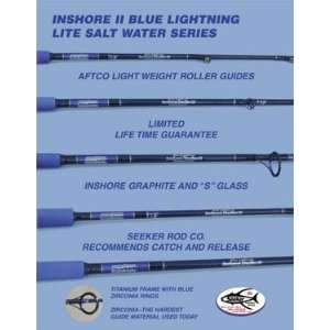 Seeker Blue Lightning Inshore Series II BCSW808 8T Trigger Casting 
