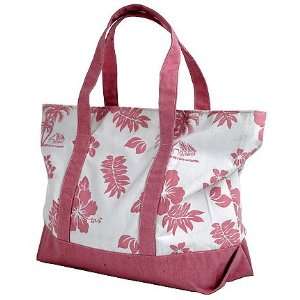   Hibiscus & Palm Tree Canvas Bags   Pink Style 51501: Sports & Outdoors