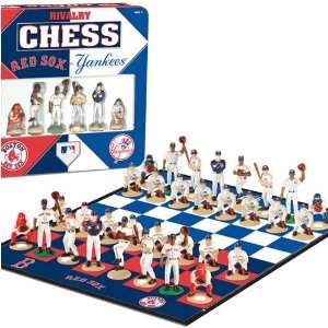  Red Sox versus Yankees MLB Rivalry Chess Set (TIN) Sports 