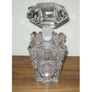  Lord & Taylor Vintage Glass Crystal Perfume Bottle 