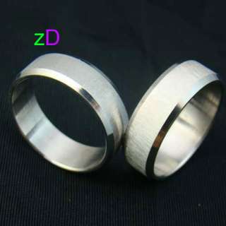 b8810 Size 10 Men Simple Design Stainless 316L Steel Band Ring Fashion 