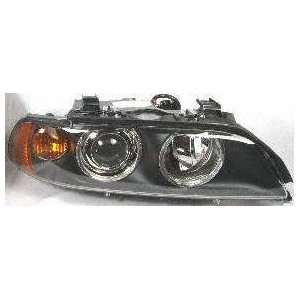 01 03 BMW 530I 530 i HEADLIGHT RH (PASSENGER SIDE), Xenon, With Yellow 