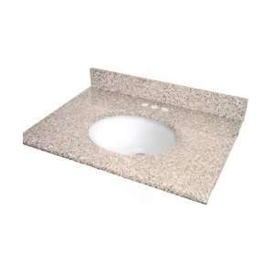   Granite Vanity Top White Bowl PE25992 Golden Hill: Home Improvement