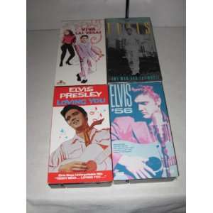 ELVIS   4 VHS Movies & Concerts   Elvis 56 ~ The Great Performances 