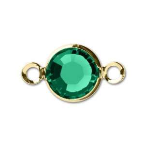  57700 6mm Gold Plated Channel Link Emerald Arts, Crafts 