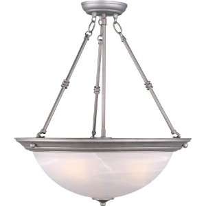   Pewter Maxim Traditional / Classic Semi Flush Ceiling Fixture MX 5846