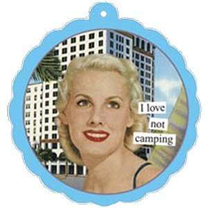  Anne Taintor I Love Not Camping Air Freshener: Automotive